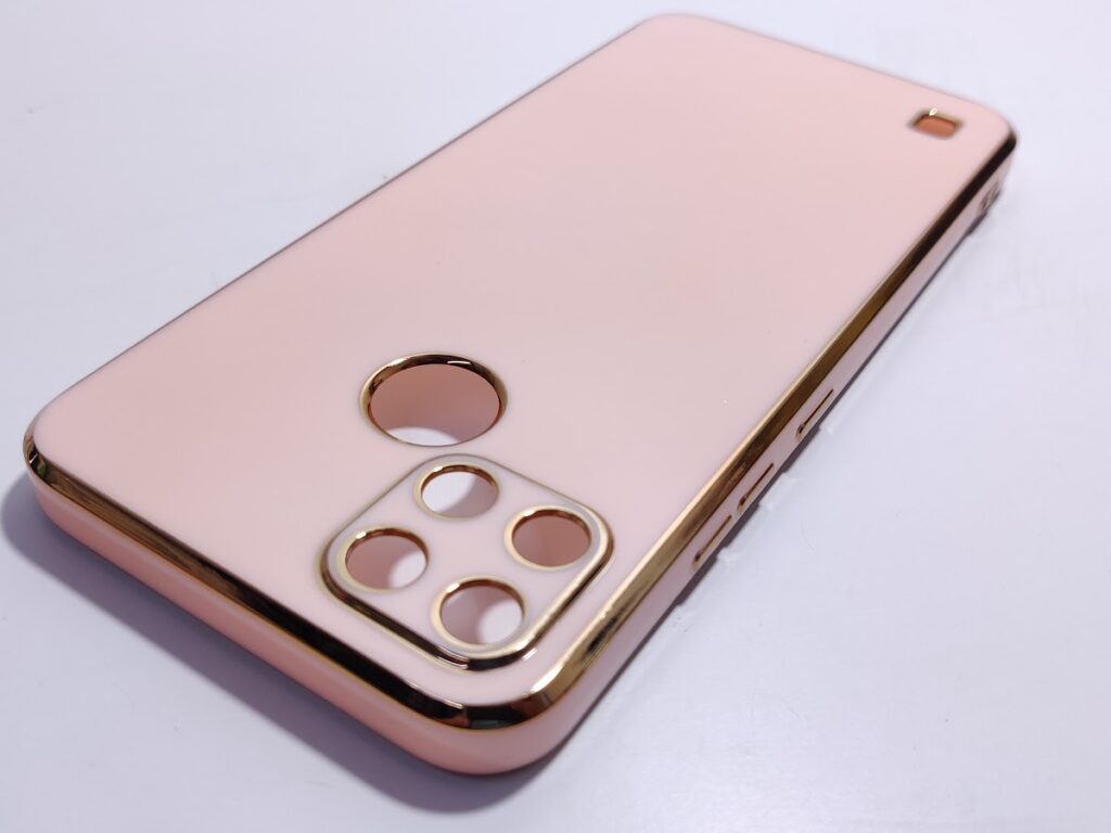 Realme C21Y C25Y TPU Gold Chrome Back Cover BT Limited Edition Store