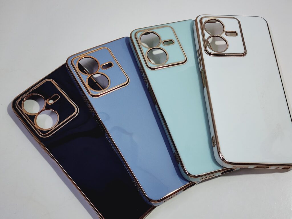 Vivo Y22 TPU Gold Chrome Back Cover – BT Limited Edition Store