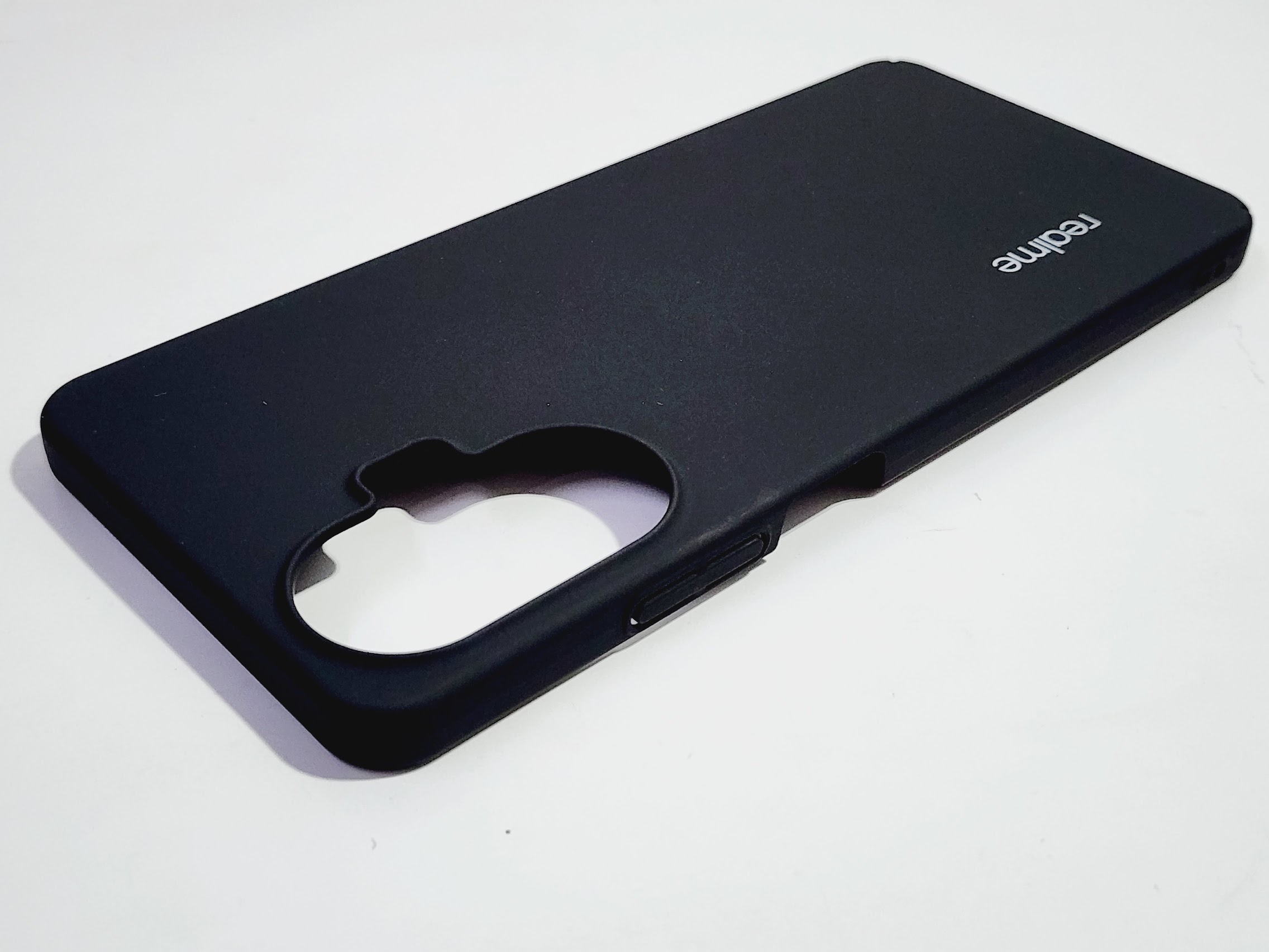 PEIYE Custodia Per Realme C55: Cover Rigida Effetto Vetro + Bordo In Gomma TPU – Protezione Antiurto E Ricarica Wireless