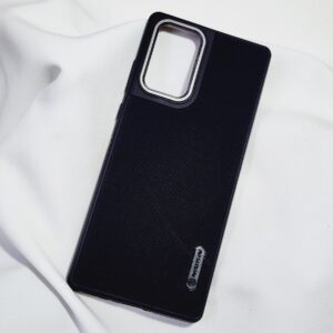 Moto Edge 50 Fusion Stylish Black Silicon Back Cover Nilkin