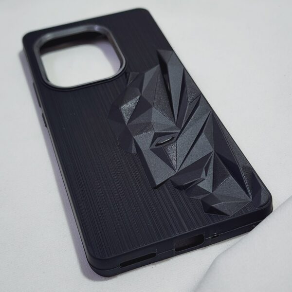 Realme GT 6T Stylish Black Batman Back Cover cloth inside