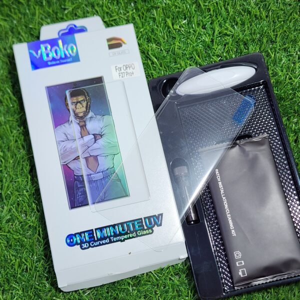 OPPO F27 PRo & F27 Pro Plus Original UV Tempered Glass Premium Quality