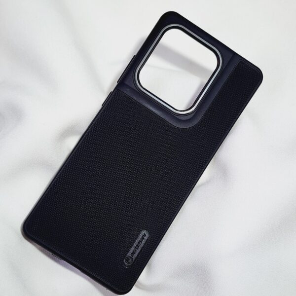 Moto Edge 50 Ultra Stylish Black Silicon Back Cover Nilkin