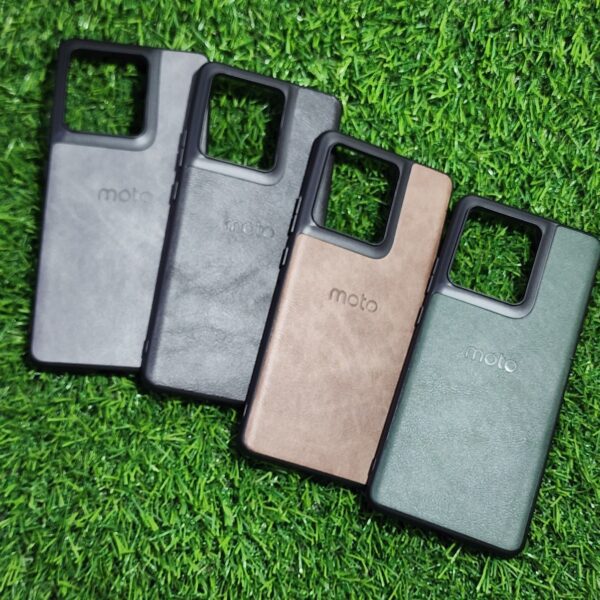 Moto Edge 50 Pro Premium Leather Finish Back Cover