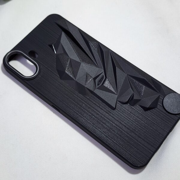 Nothing CMF Phone 1 Stylish Black Batman Back Cover with cloth inside