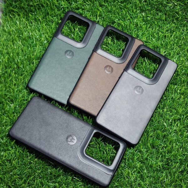 Moto Edge 50 Ultra Premium New Leather Back Cover