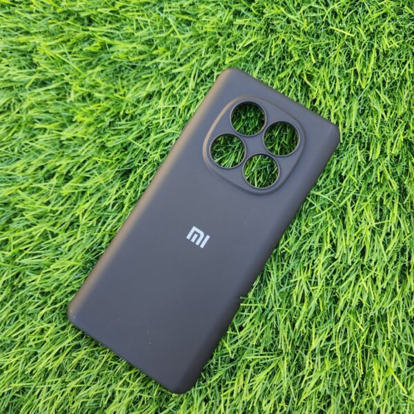 Redmi Note 14 Pro Silicone Back Cover with soft cloth inside - Image 9