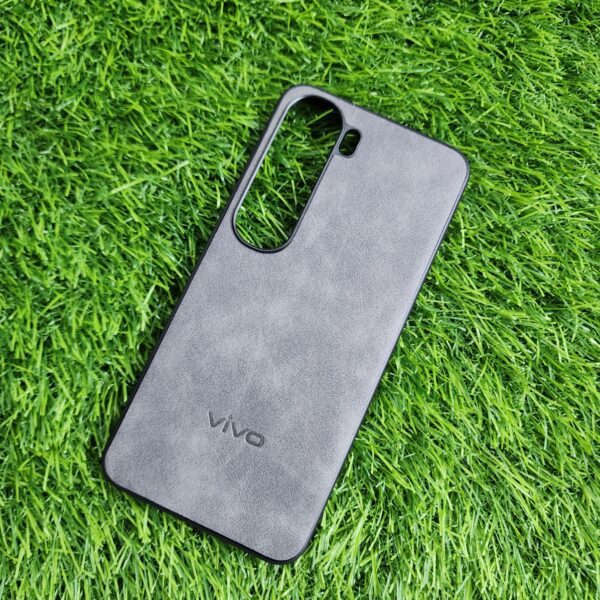 Vivo Y300 Premium Leather Finish Back Cover - Image 4