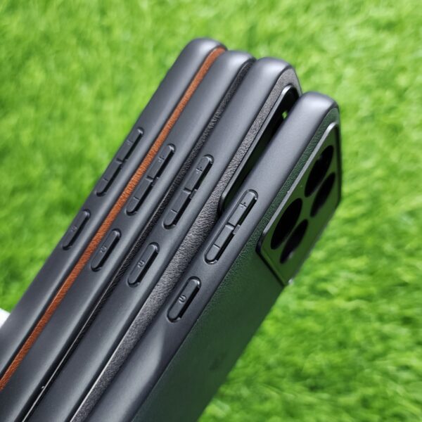 POCO X6 Pro Premium Leather Finish Back Cover - Image 3