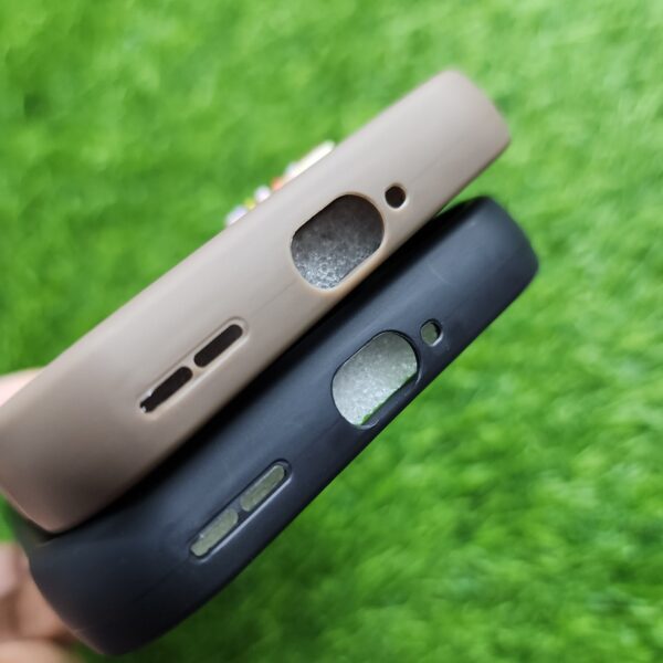 OnePlus Nord 3 Silicone Stylish Coffee Faces Back Cover - Image 2