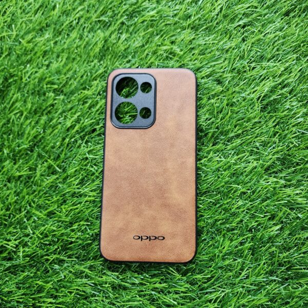 OPPO Reno 13 5G Premium Leather Finish Back Cover - Image 6