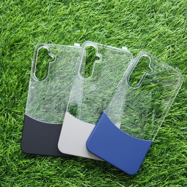 Samsung A55 Premium Bottom Cut Crystal 2in1 Back Cover