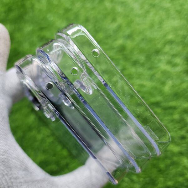Samsung A55 Premium Bottom Cut Crystal 2in1 Back Cover - Image 5