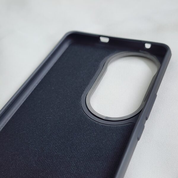 Vivo V50 5G Black Nilkin Back Cover with cloth inside - Image 2