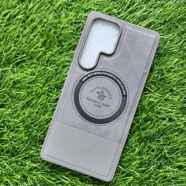 Samsung S25 Ultra Premium Magsafe Lather Back Cover Santa Barbara