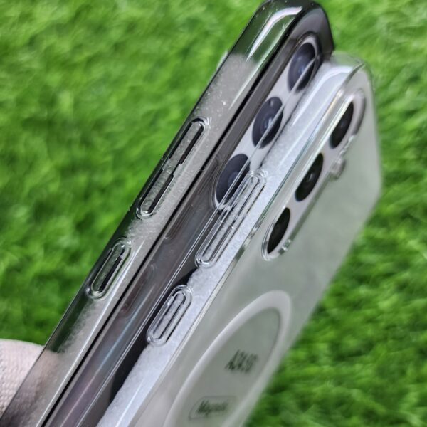 Samsung A34 Magsafe PC Hard Crystal Back Cover - Image 2
