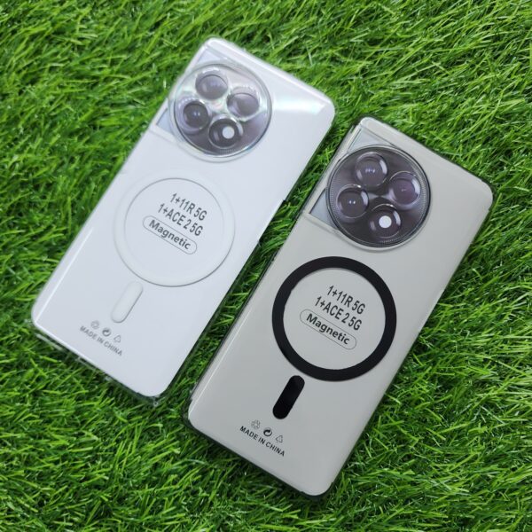 OnePlus 11R Crystal Transparent Magsafe PC Hard Back Cover
