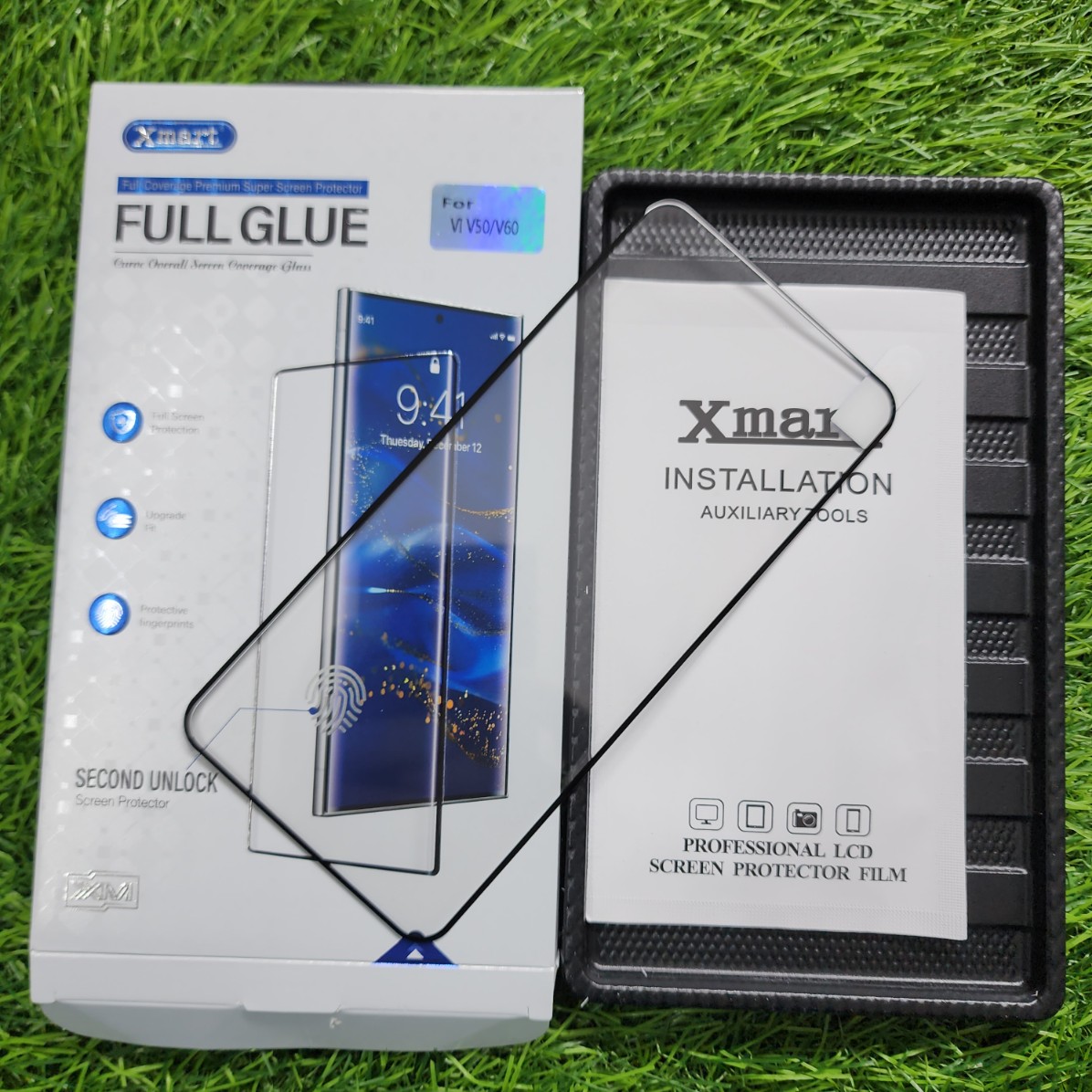 Vivo V60 & V50 & V50e & X200 Pro & T4 Pro Original Curved Full Glue Tempered Glass