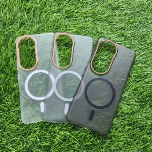 Vivo V50 & V50e MagSafe Matte PC Hard Back Cover With Camera Ring