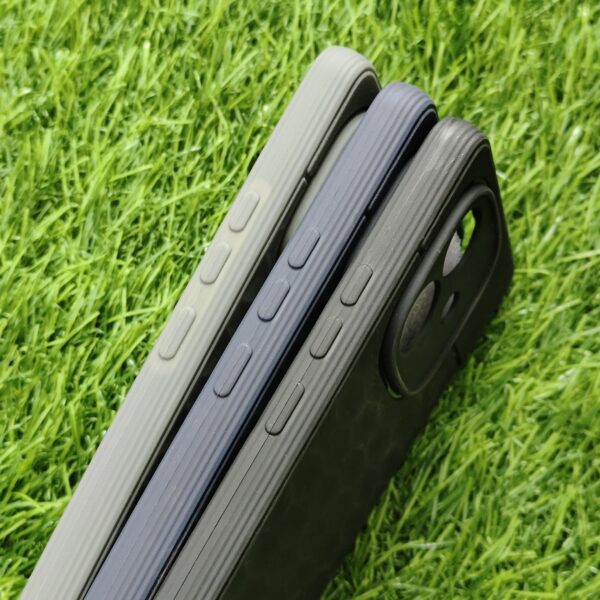 iQOO Neo 10R Silicone Bumper Back Cover with soft cloth inside - Image 3