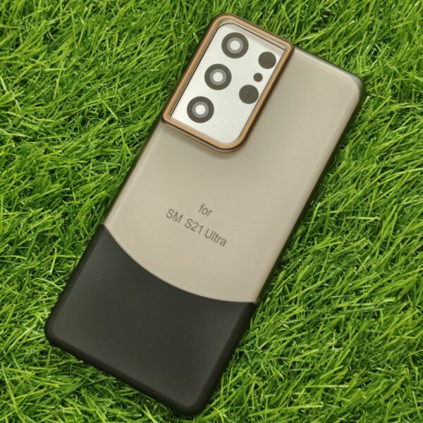 Samsung S21 Ultra Luxury Frosted Bottom Cut Back Cover - Image 6
