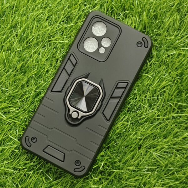 Realme 9 Pro Plus Armor Back Cover with ring stand - Image 7