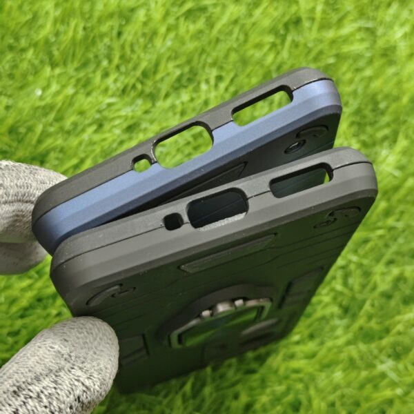 Realme 10 Pro Plus Armor Back Cover with ring stand - Image 4