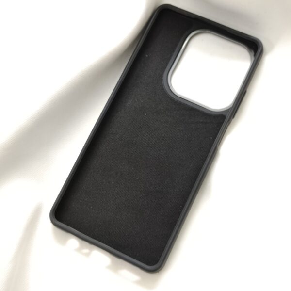 Oppo A3X Black Nilkin Back Cover with cloth inside - Image 6