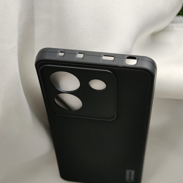 Poco M7 Pro Black Nilkin Back Cover with cloth inside - Image 6