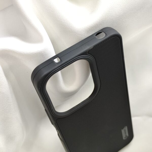 Redmi 13 5G Black Nilkin Back Cover with cloth inside - Image 5
