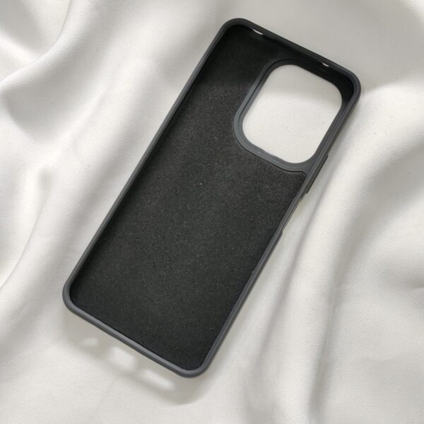 Redmi 13 5G Black Nilkin Back Cover with cloth inside - Image 7
