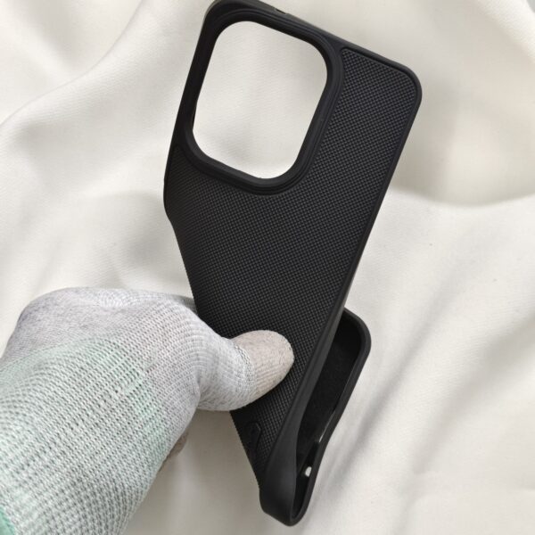 Redmi 13 5G Black Nilkin Back Cover with cloth inside - Image 8
