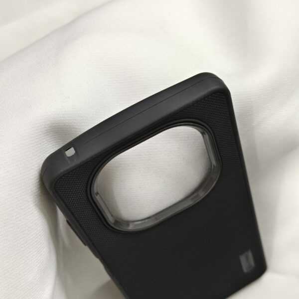 Realme C63 Black Nilkin Back Cover with cloth inside - Image 5