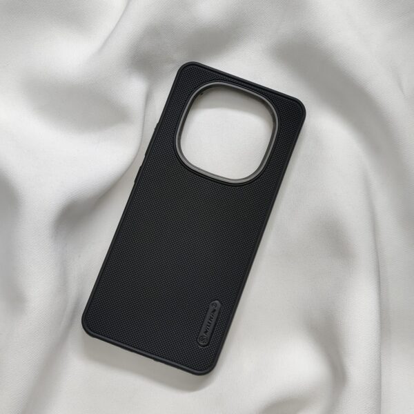 Oppo F29 Black Nilkin Back Cover with cloth inside