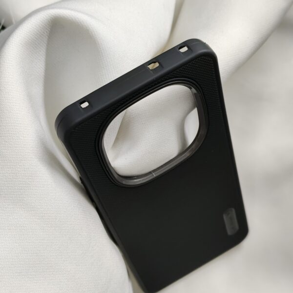 Oppo F29 Black Nilkin Back Cover with cloth inside - Image 5