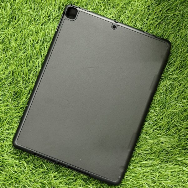 iPad 10.2/10.5 Transparent Premium Leather Finish Flip Back Cover 3 Fold - Image 4