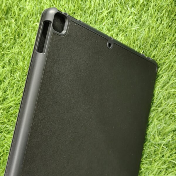 iPad 10.2/10.5 Transparent Premium Leather Finish Flip Back Cover 3 Fold - Image 5