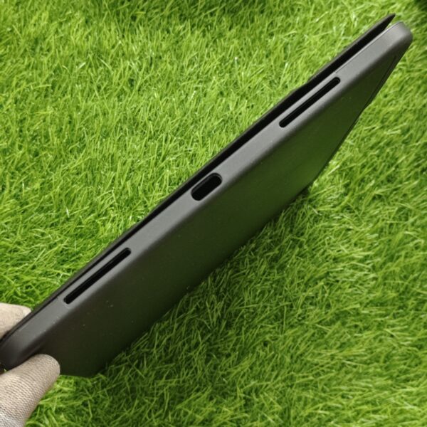 iPad Pro 13 (2024) Transparent Premium Leather Finish Flip Back Cover 3 Fold - Image 6