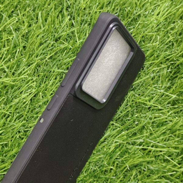 Moto Edge 50 Pro Premium Black Nilkin Flexible Back Cover - Image 3