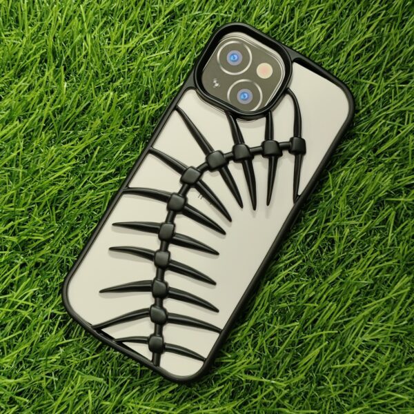 iPhone 16 Pro Max Black Silicon Spine Back Cover