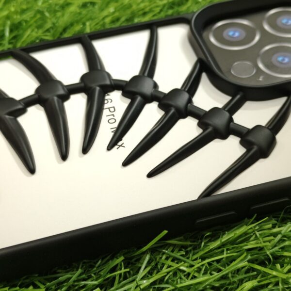 iPhone 16 Pro Max Black Silicon Spine Back Cover - Image 6