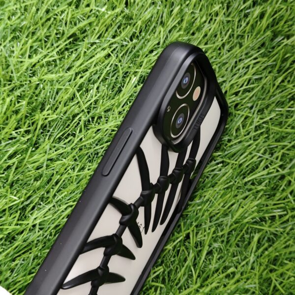 Iphone 14 (6.1) Black Silicon Spine Back Cover - Image 3