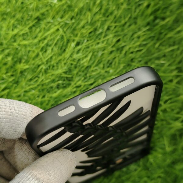 Iphone 14 (6.1) Black Silicon Spine Back Cover - Image 4