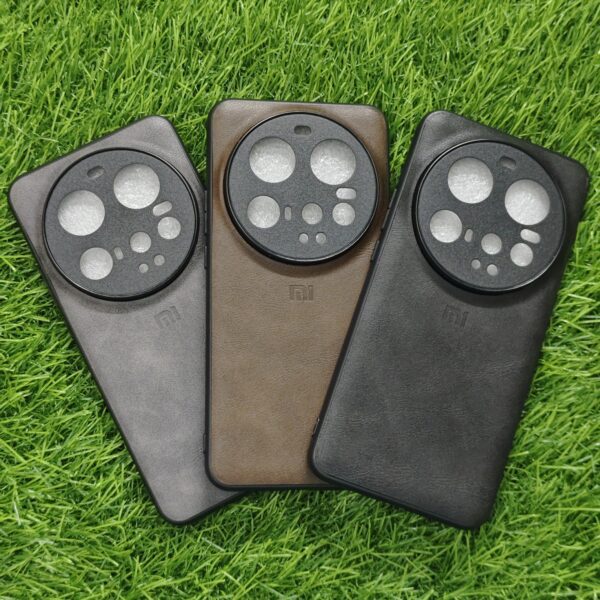 Mi 15 Ultra Premium Leather Finish Back Cover