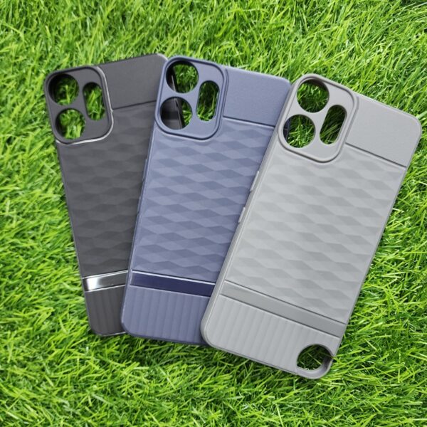 CMF Phone 2 Pro Silicone Bumper Back Cover with soft cloth inside