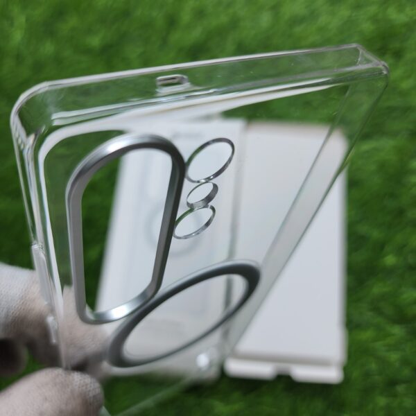 Samsung S25 Ultra OG Transparent Hard Magsafe Back Cover - Image 2
