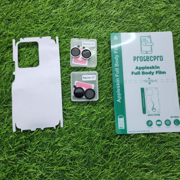 Realme 14T Accessories Combo Camera Lens & Back Lamination