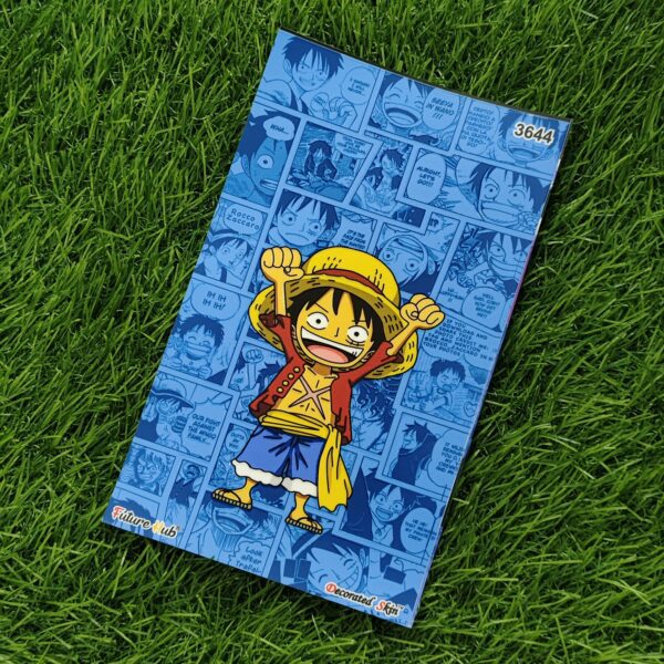 ONE PIECE 3D Design Texture Skin For Realme Mobile- BLUE