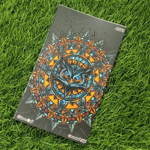 OWL Graphics 3D Design Texture Skin For Realme Mobile