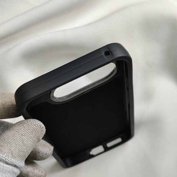 Google Pixel 9a Black Nilkin Back Cover with cloth inside - Image 5
